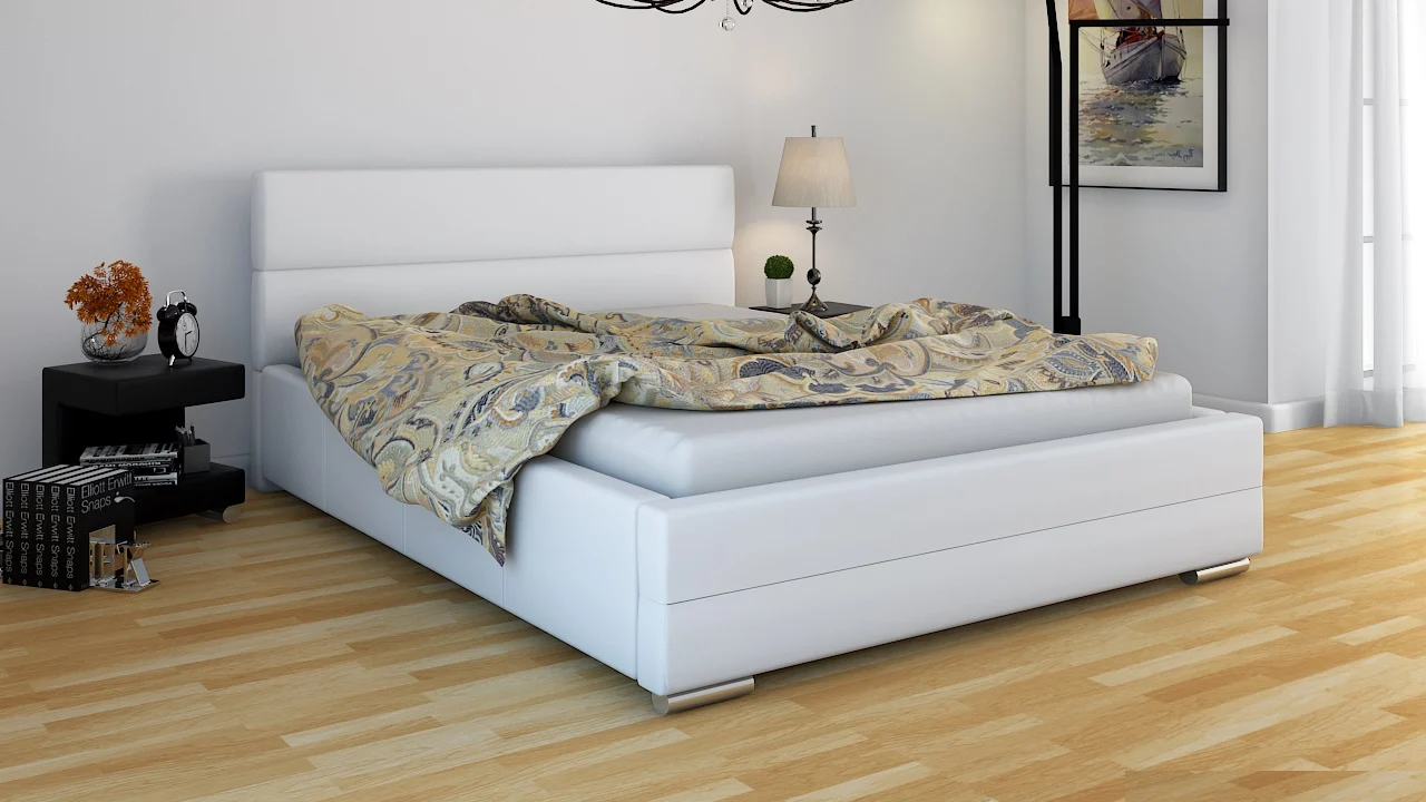 Polsterbett Bett Doppelbett PIERO 200x200cm inkl.Bettkasten - Fun Moebel