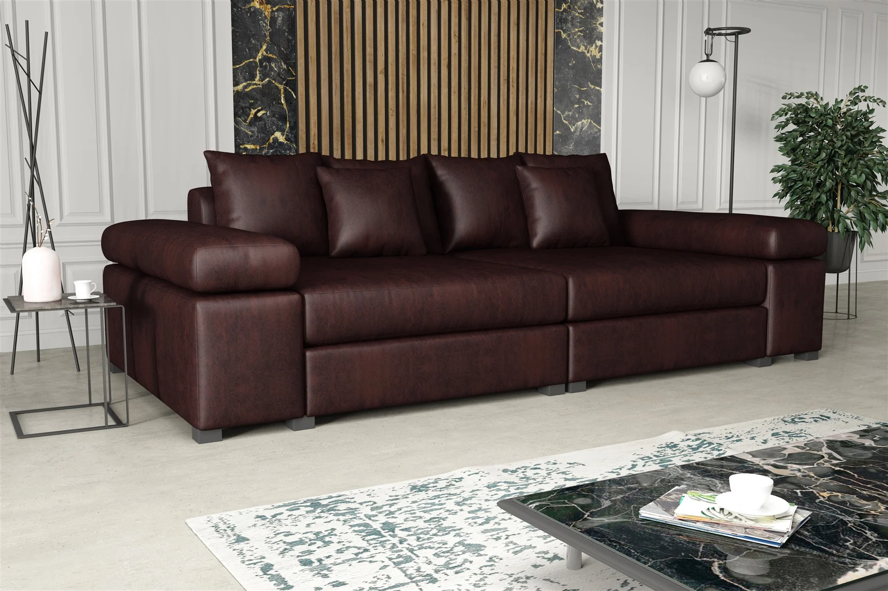 Big Sofa Couchgarnitur PORTER Sofa in div. Farbvarianten - Fun Moebel