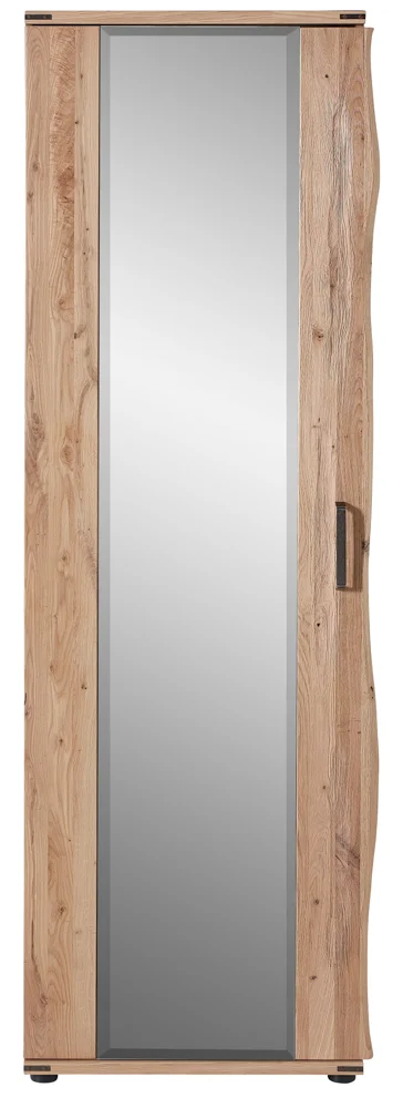 Wohn-Concept Boste Garderobenschrank inkl. Spiegel Wildeiche massiv braun