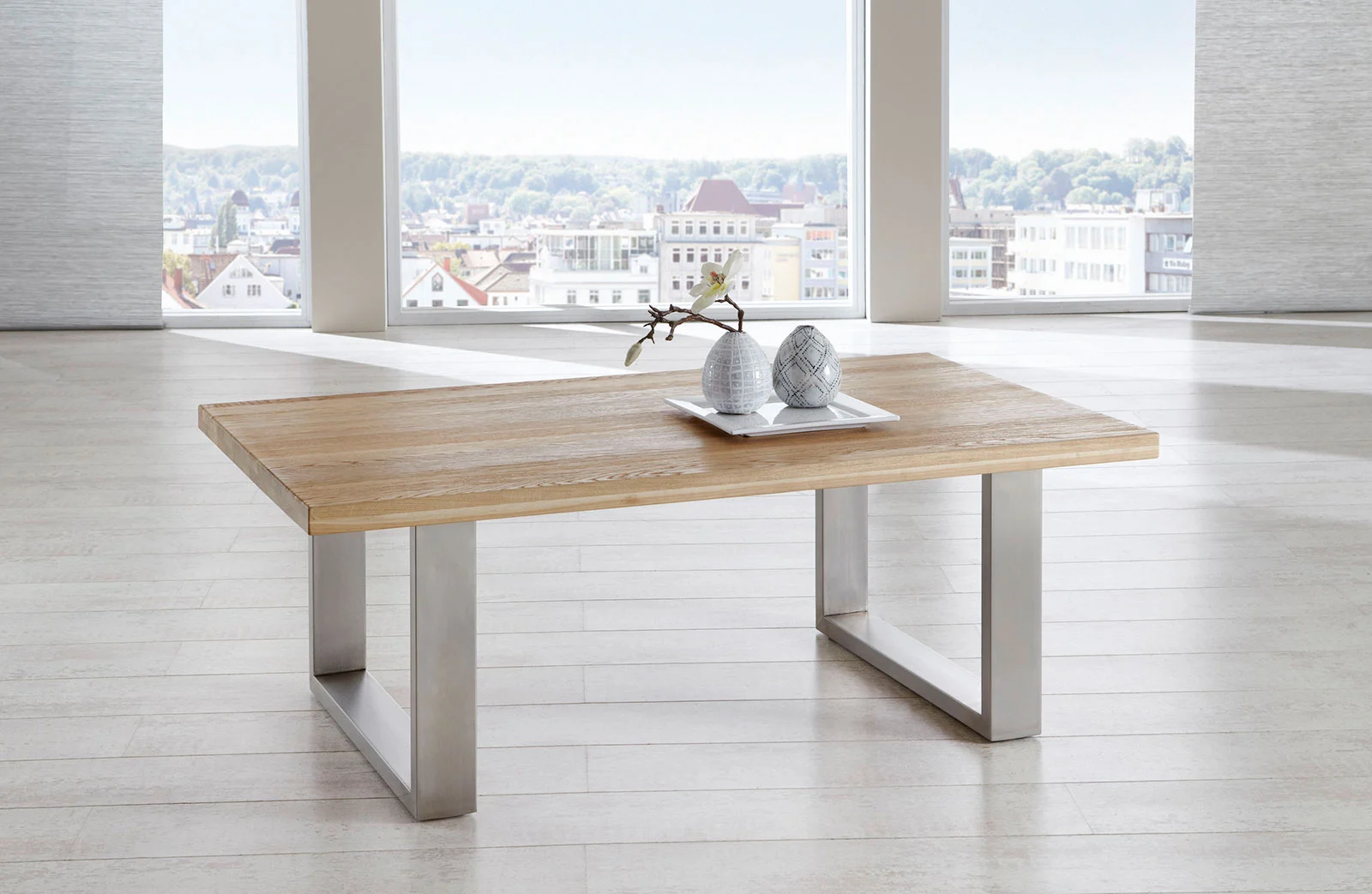 Couchtisch Tisch KENO Kernbuche vollmassiv geölt 120 x 80 cm - Fun Möbel