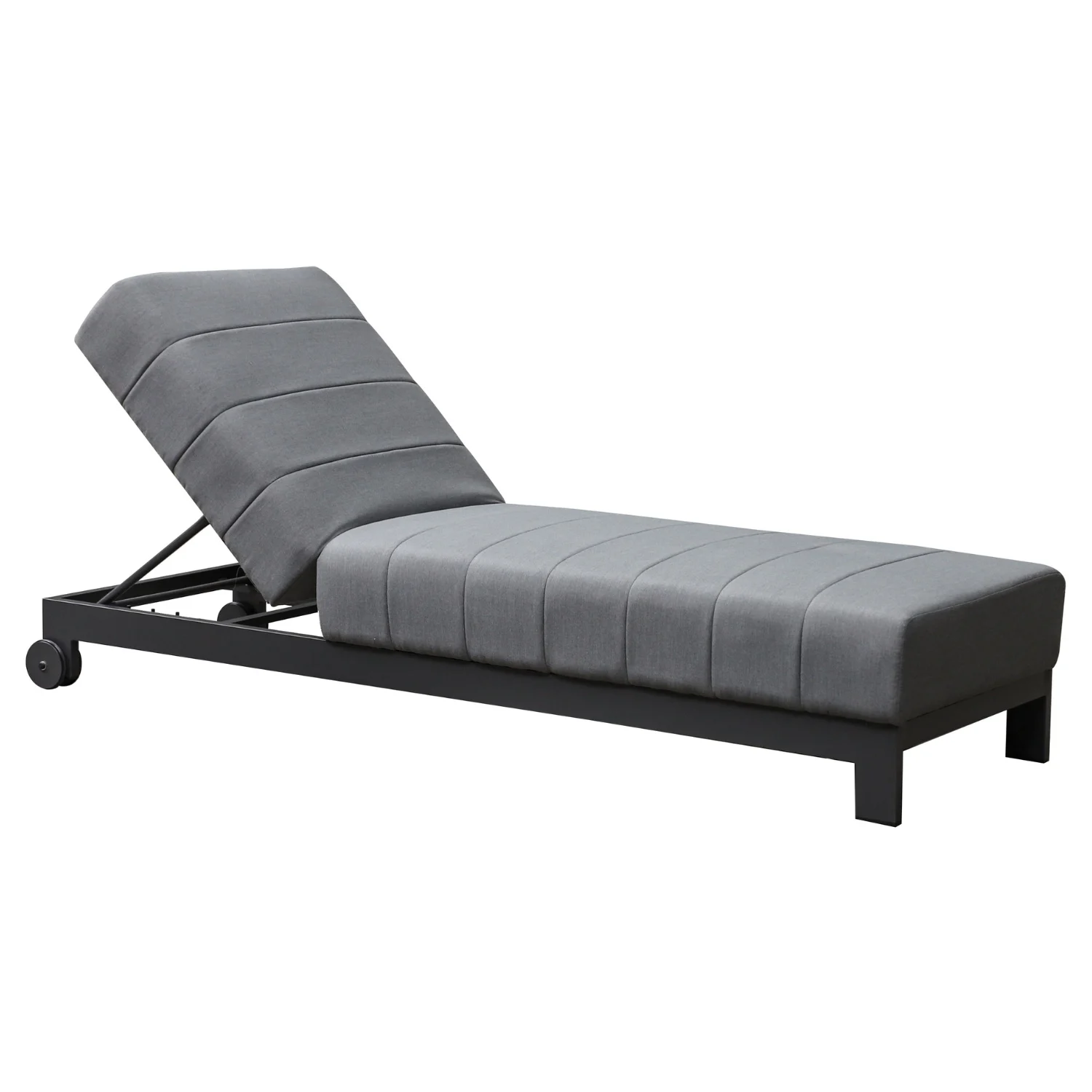 CLEMENTO Beziers Loungeliege Aluminium mit Rollen Createxx