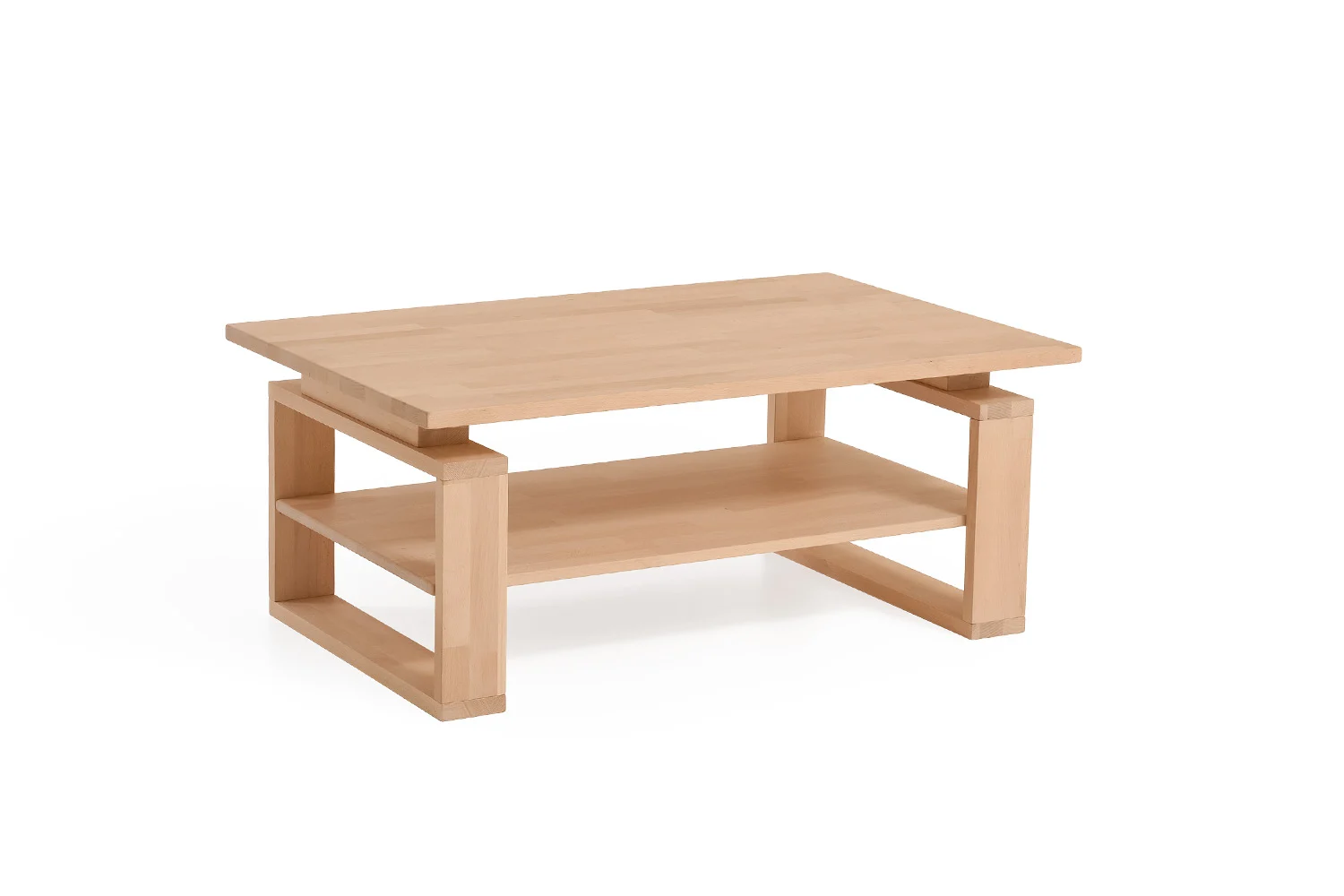 Couchtisch Tisch ANIBAL Wildeiche Massivholz 120x80 cm - Fun Möbel