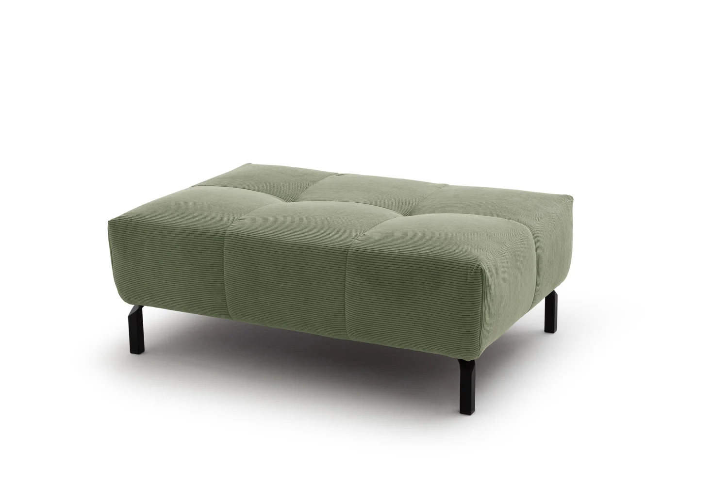 Candy Cleveland Feincord Polsterhocker 109x74 cm