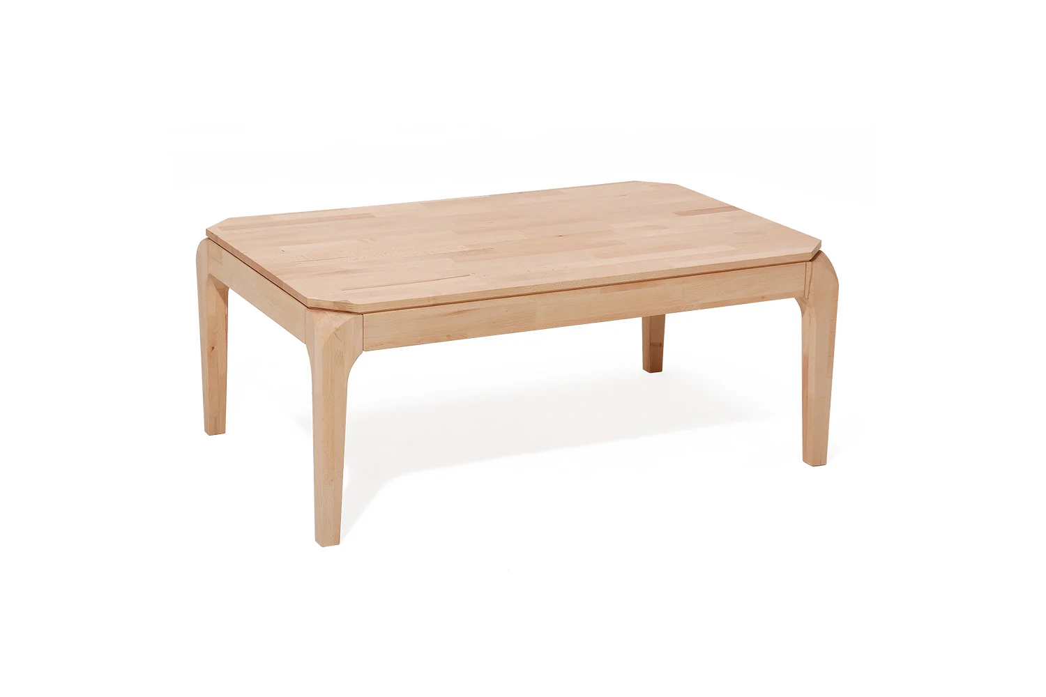 Couchtisch Tisch ARNORA Kernbuche Massivholz 80x80 cm - Fun Möbel