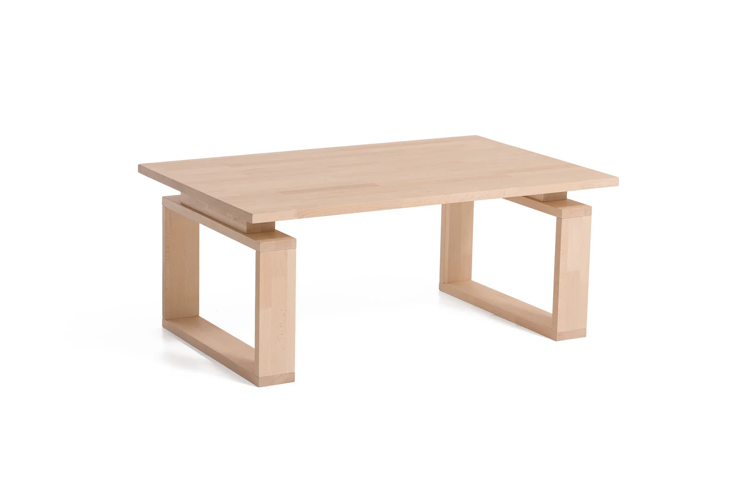 Couchtisch Tisch BIRGE Eiche Massivholz 120x80 cm - Fun Möbel