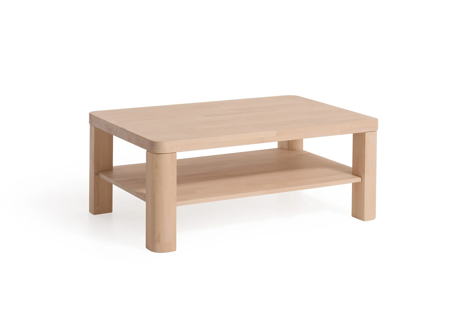 Couchtisch Tisch BENEN Buche Massivholz 80x80 cm - Fun Möbel
