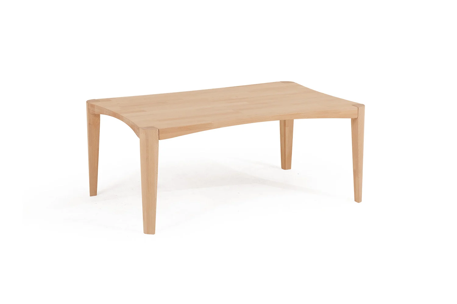 Couchtisch Tisch ADRIANO Eiche Massivholz 90x90 cm - Fun Möbel