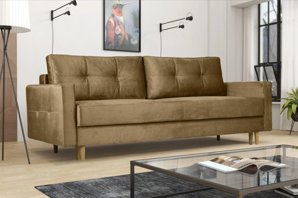 Modernes Sofa Floro – 3-Sitzer mit Schlaffunktion