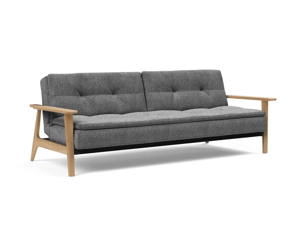 Innovation Living Dublexo Klappsofa 115x210 cm mit eiche Armlehne