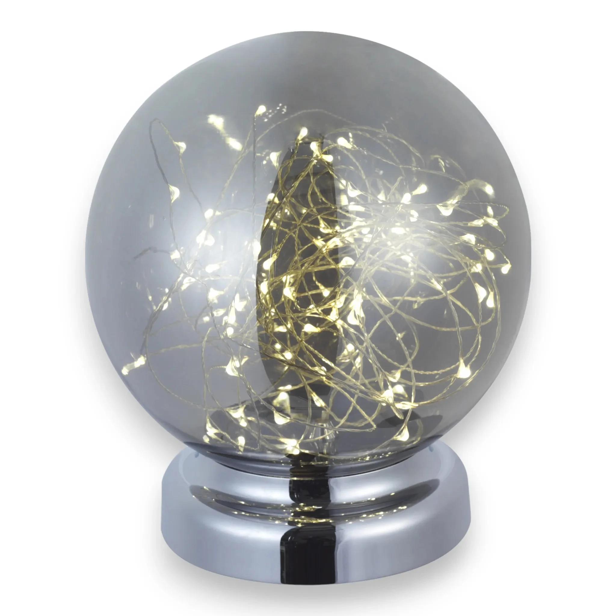 Firefly Tischlampe, Chrome | Ø:20cm H23cm - FASMAS