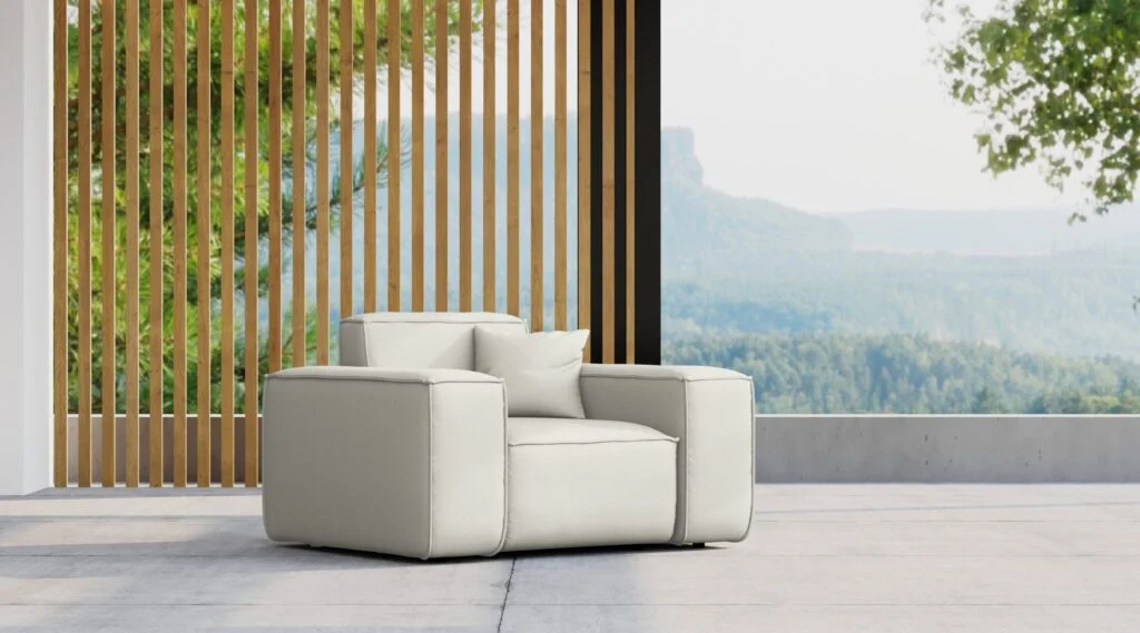Sessel für den Garten MALIBU, die Terrasse, den Hof, gemütliche - Wintergarten