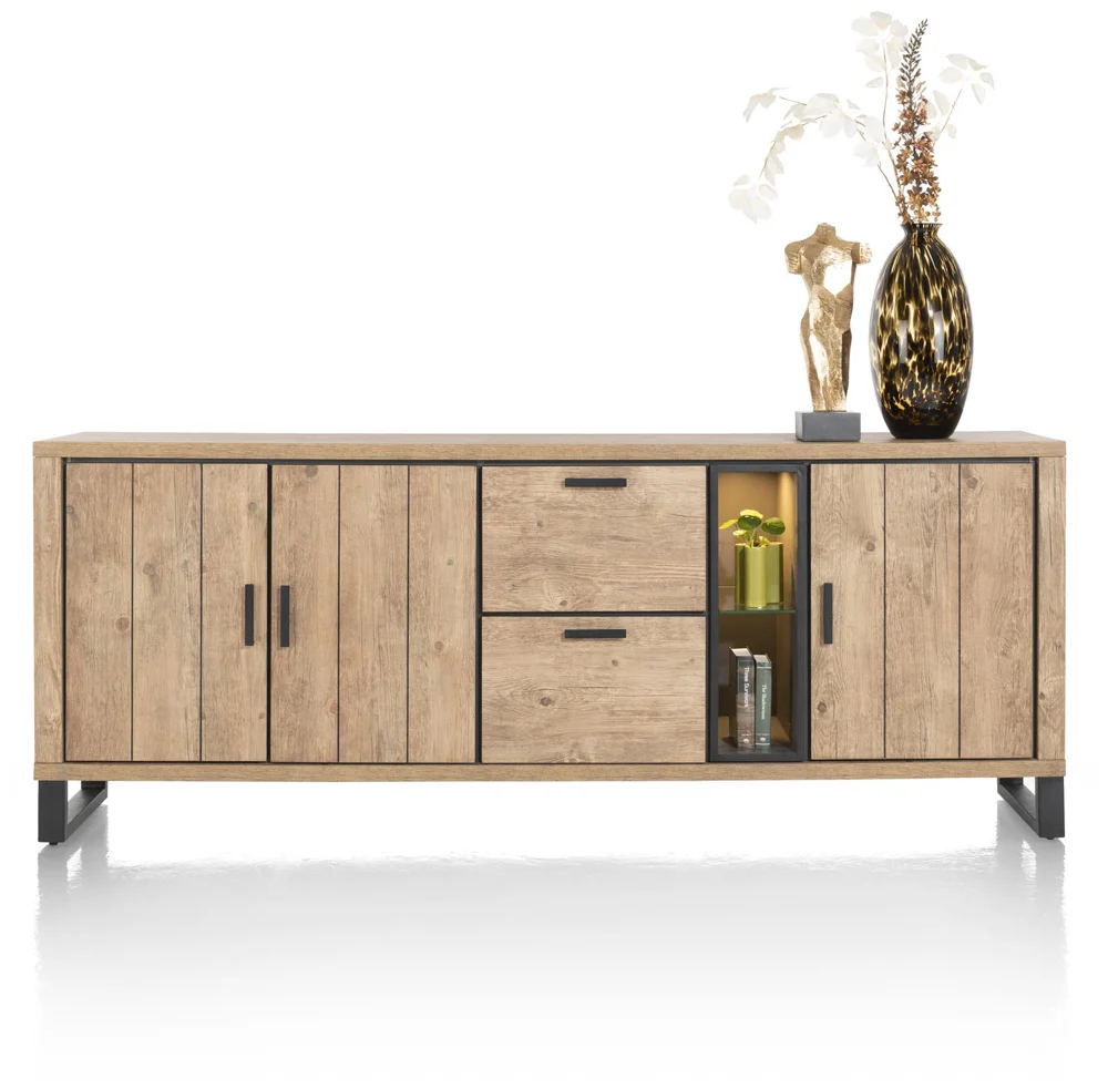 Henders & Hazel Pavarotti Sideboard mit LED HPL/Metallgestell