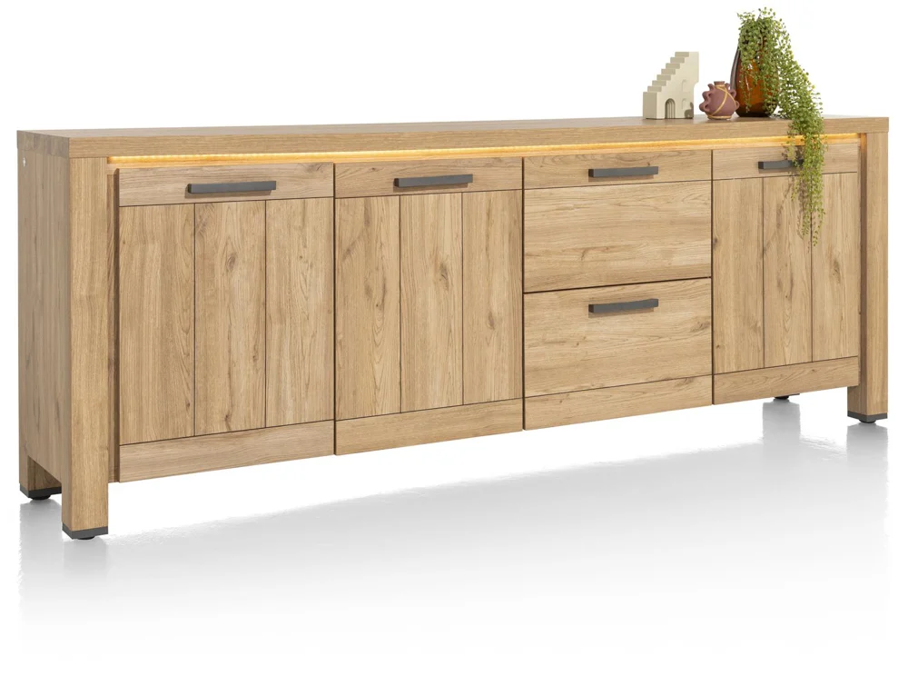 Henders & Hazel Delmonte Sideboard mit LED HPL natur