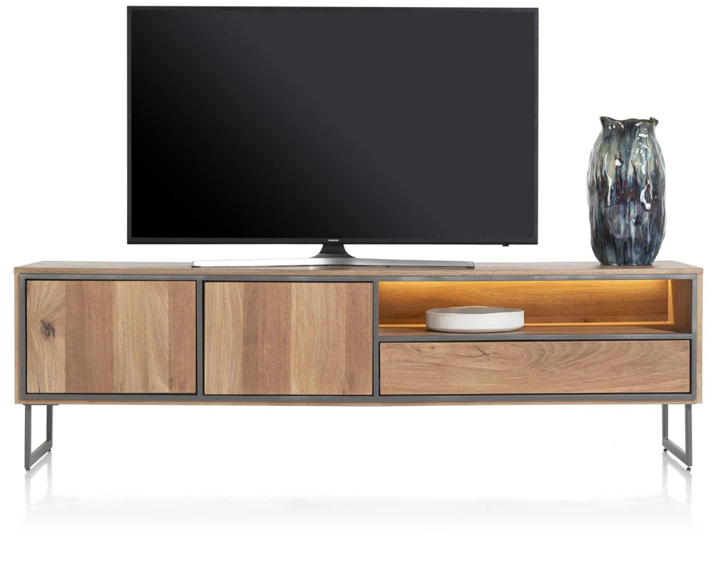 Henders & Hazel Trapani Lowboard mit LED Mango Funier/Metallgestell