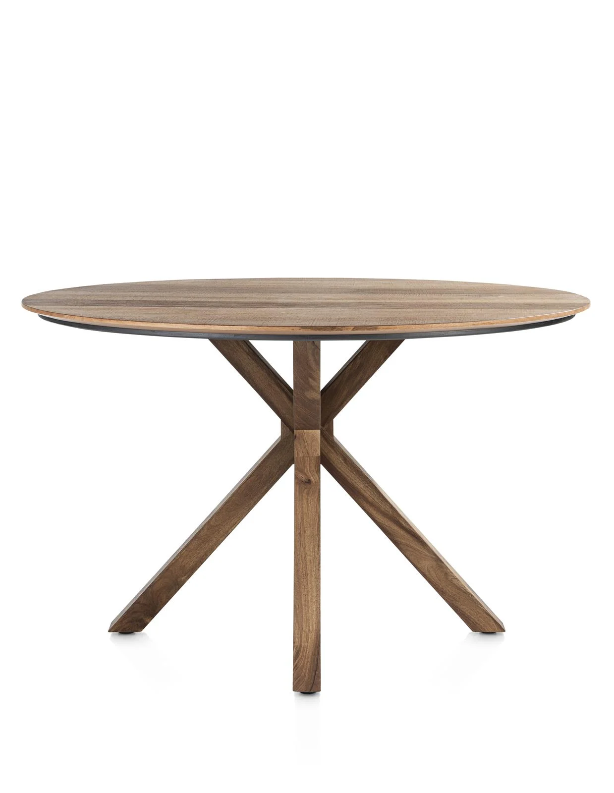Henders & Hazel Trapani Tresentisch Mangoholz furniert smoked 150x120 cm
