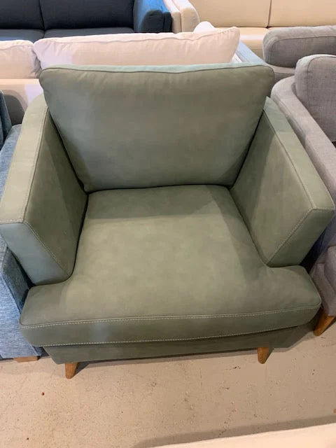 Harley Sessel Leder Nanuke Grün, Outlet - FASMAS