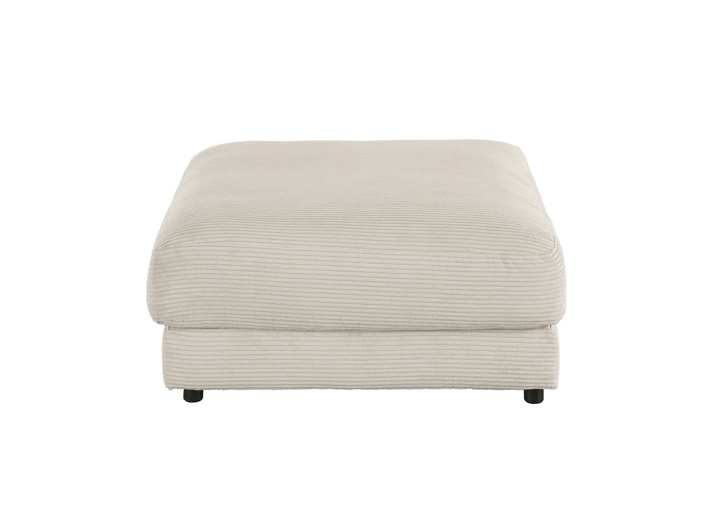 Candy High End Polsterhocker Cord 100x100 cm