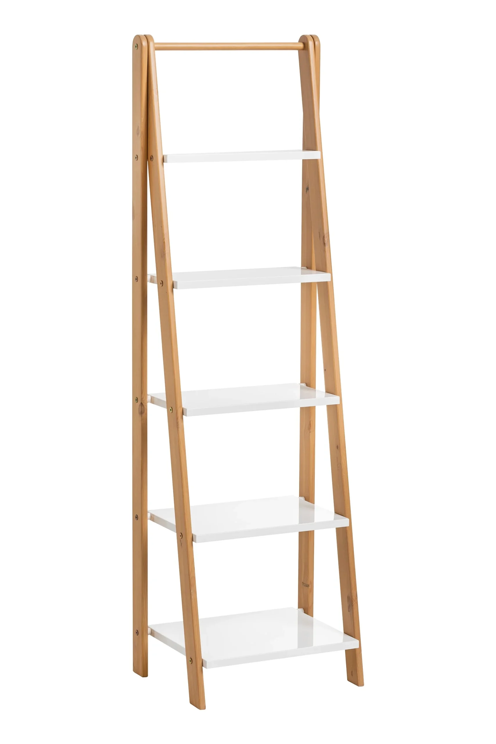 Badezimmer Hochschrank SORBI Eiche massiv - Fun Moebel