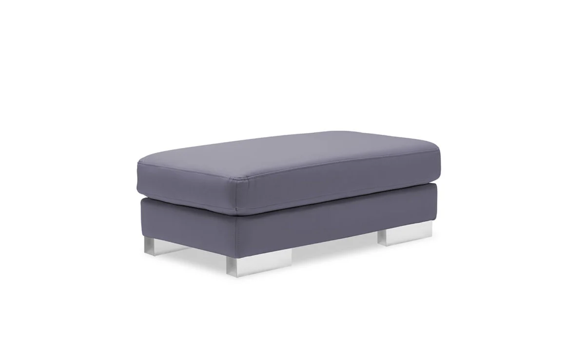 Hocker Polsterhocker ROXI Kunstleder Pflaume - Fun Moebel