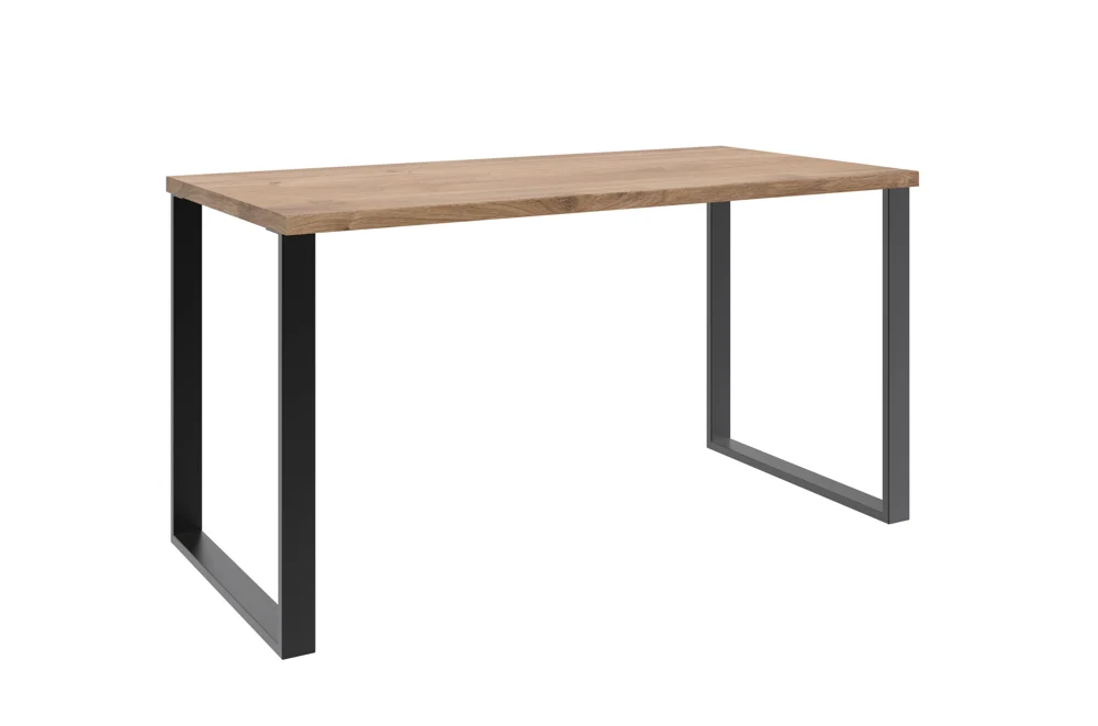Wimex Home Desk Schreibtisch PlankeneicheNB/Schwarz
