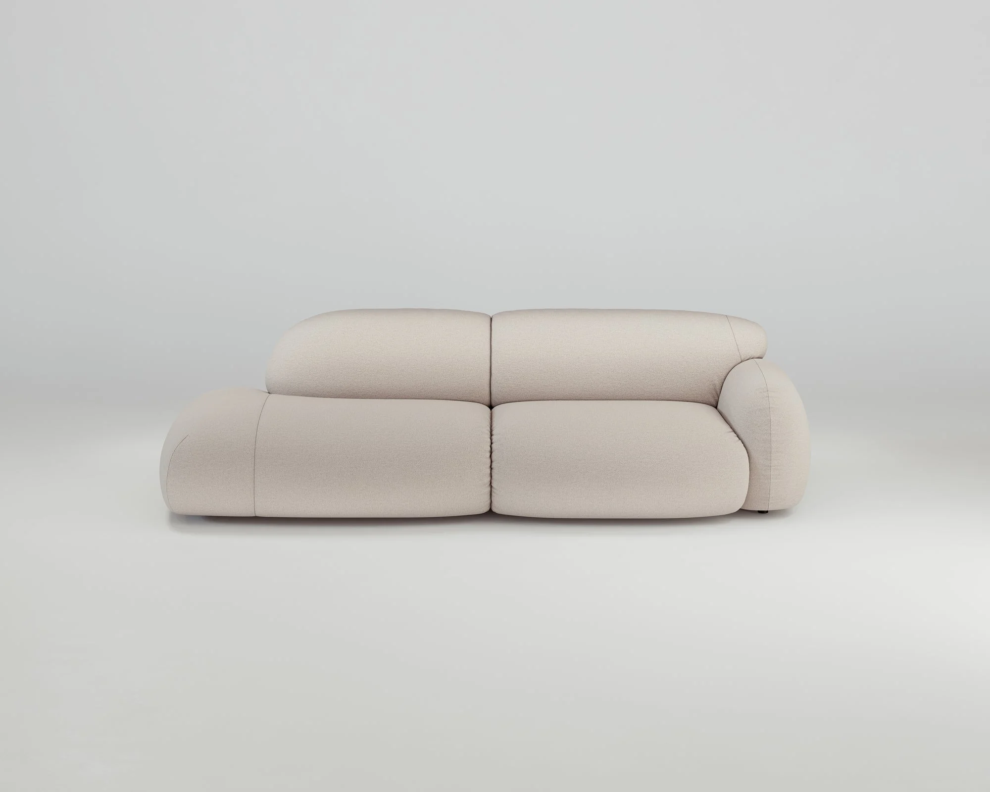 Mondino 3-Sitzer Recamiere Sofa (Links)