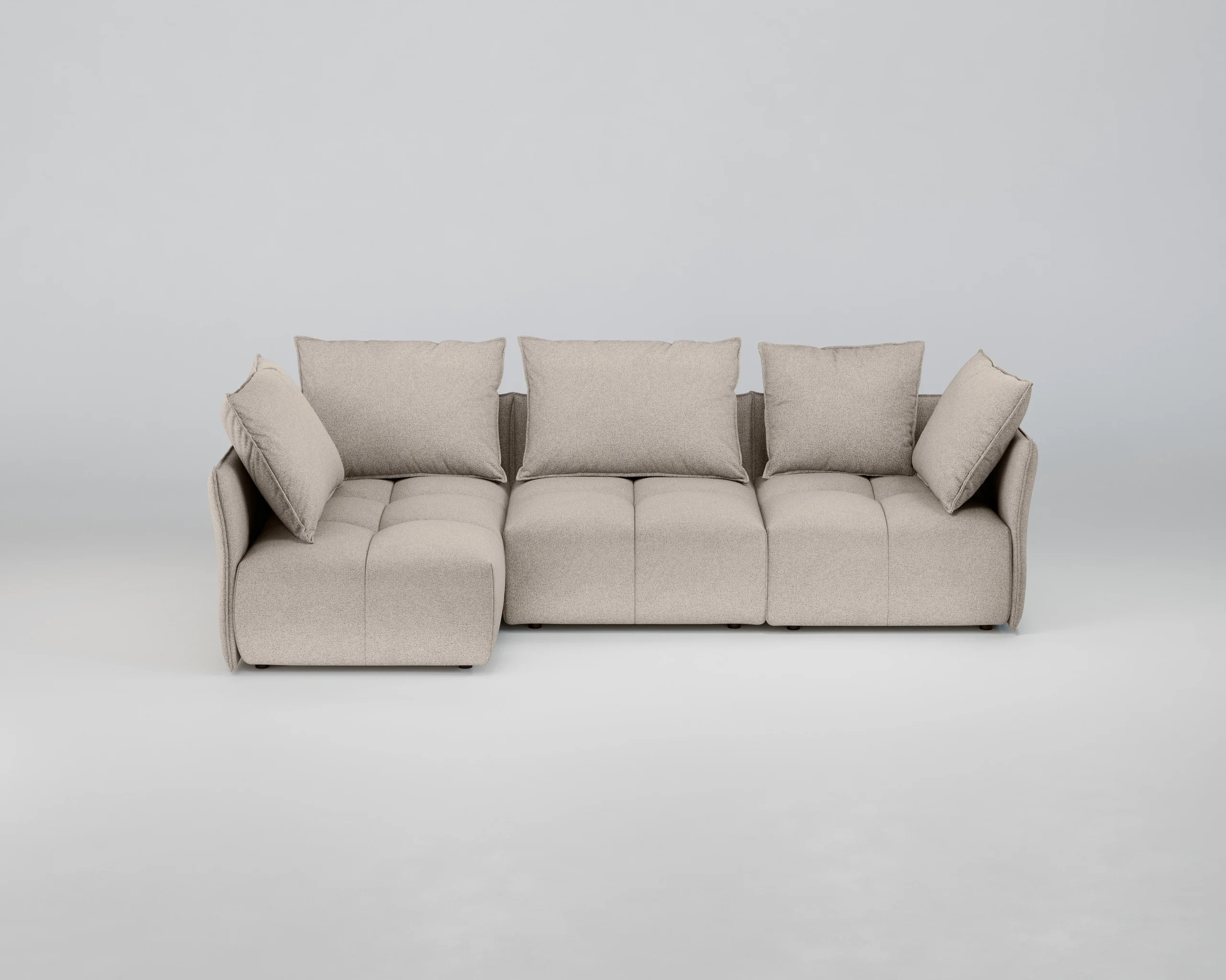 Severini 3-Sitzer Ecksofa (links)