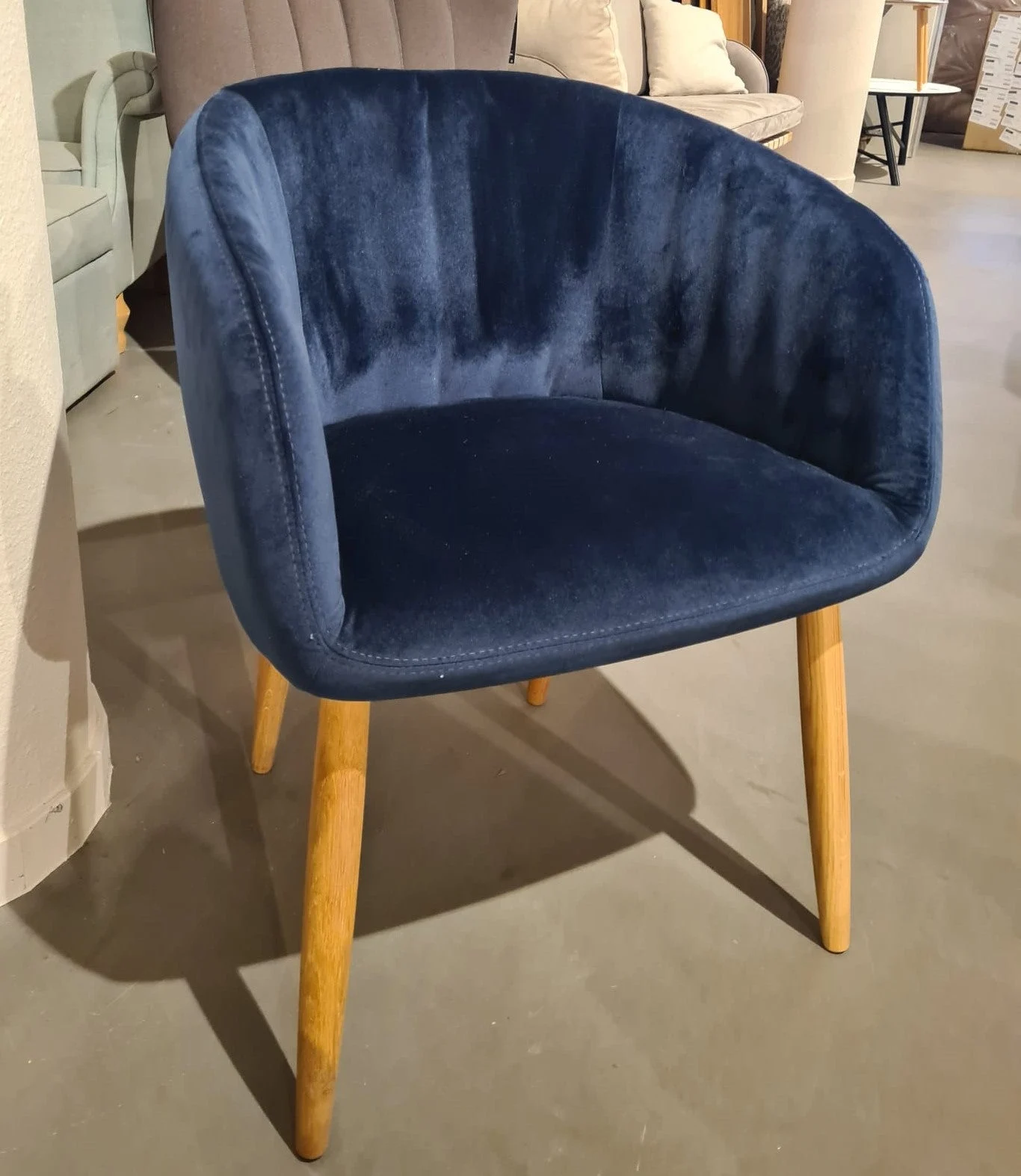 Vera Stuhl Stoff Earth Indigo - FASMAS