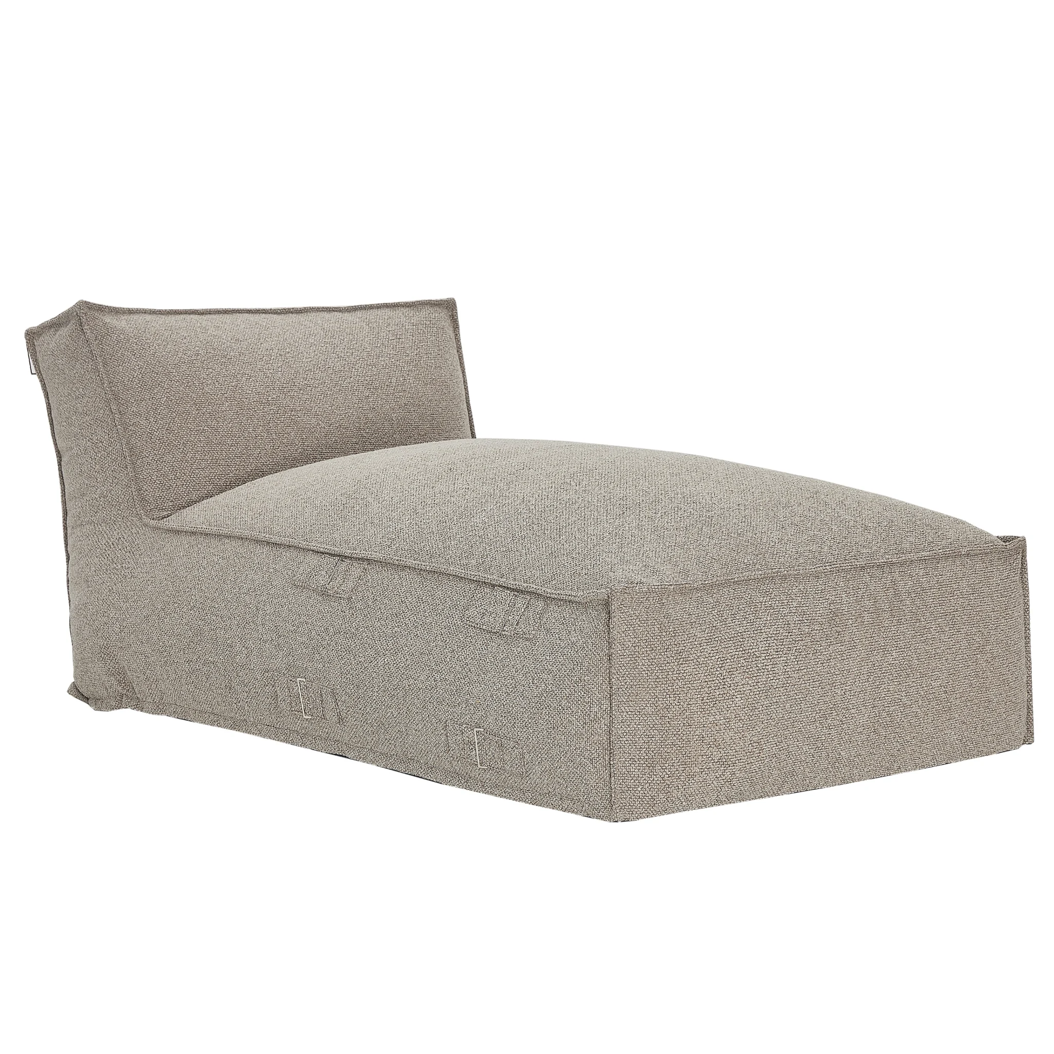 Loungebett Kiki Bouclé Braun - Popsofa
