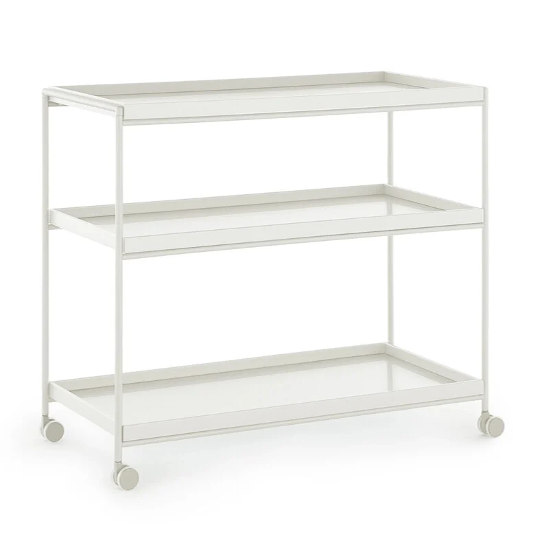 Kartell TRAYS Servierwagen matt lackiert 80x40 cm