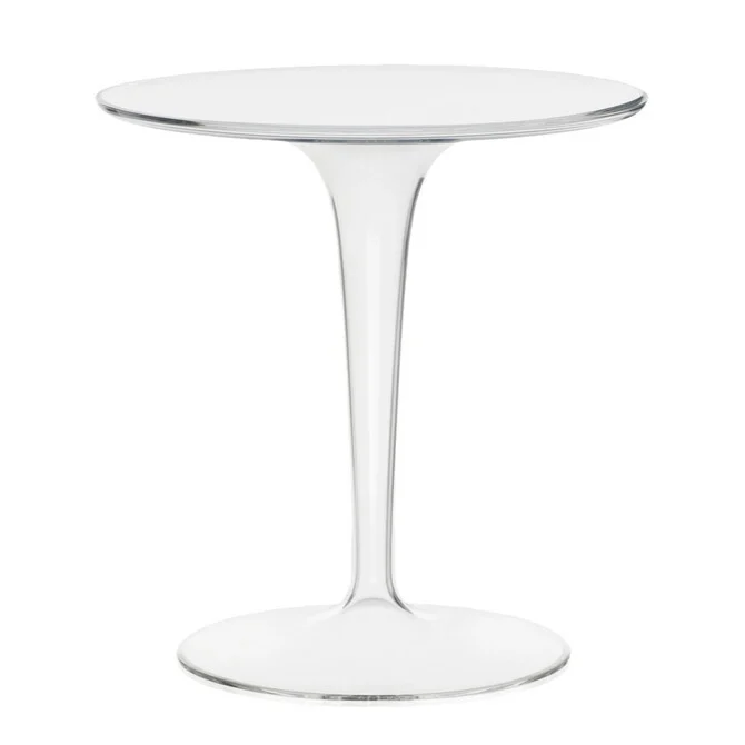 Kartell TIP TOP Beistelltisch rund transparent