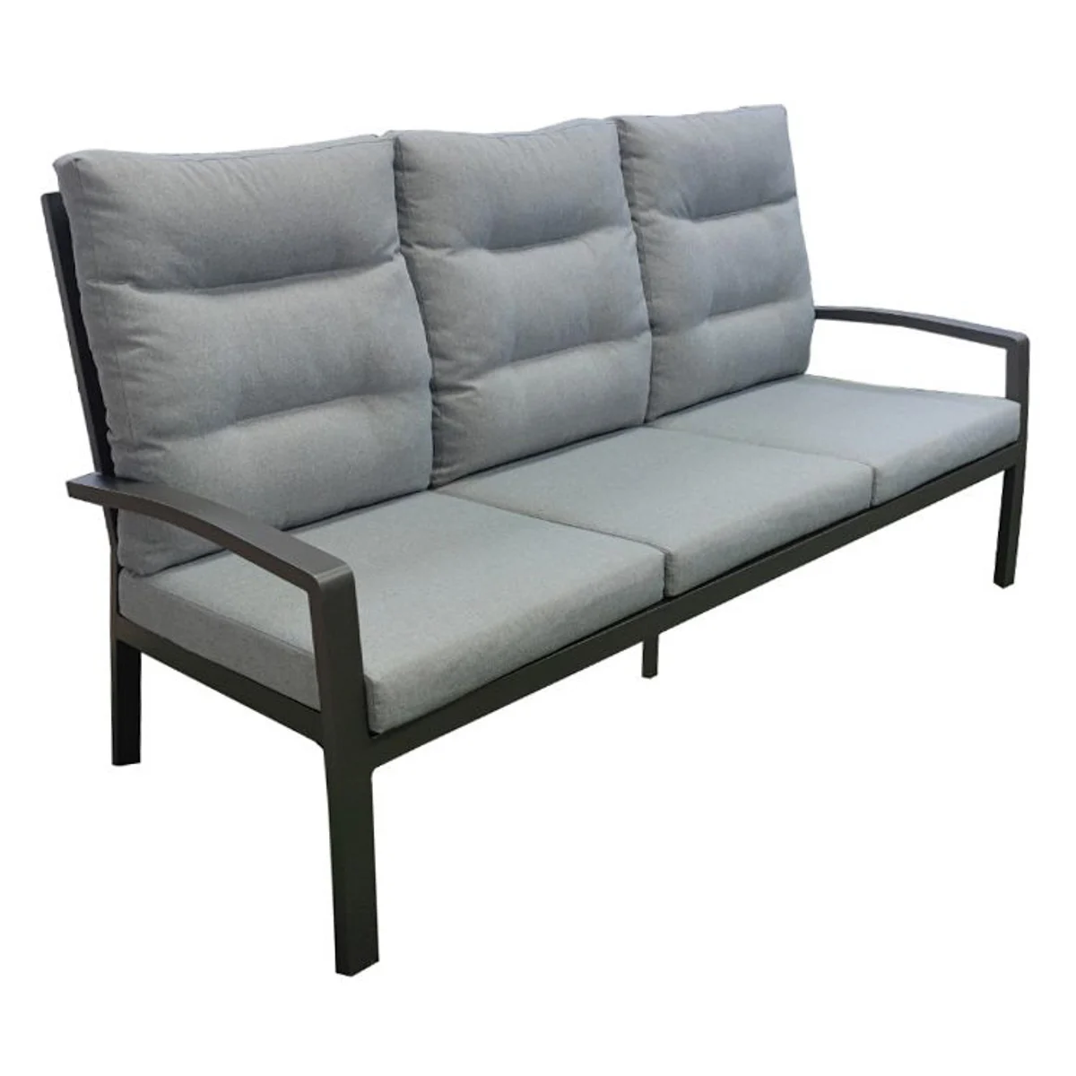 LC Garden Bondino 3er Sofa Aluminium / Anthrazit
