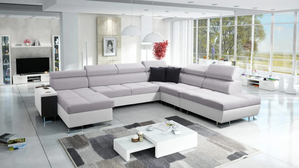 Großer multifunktionaler Eckschrank Morena X, breite Farbpalette - Ecksofa