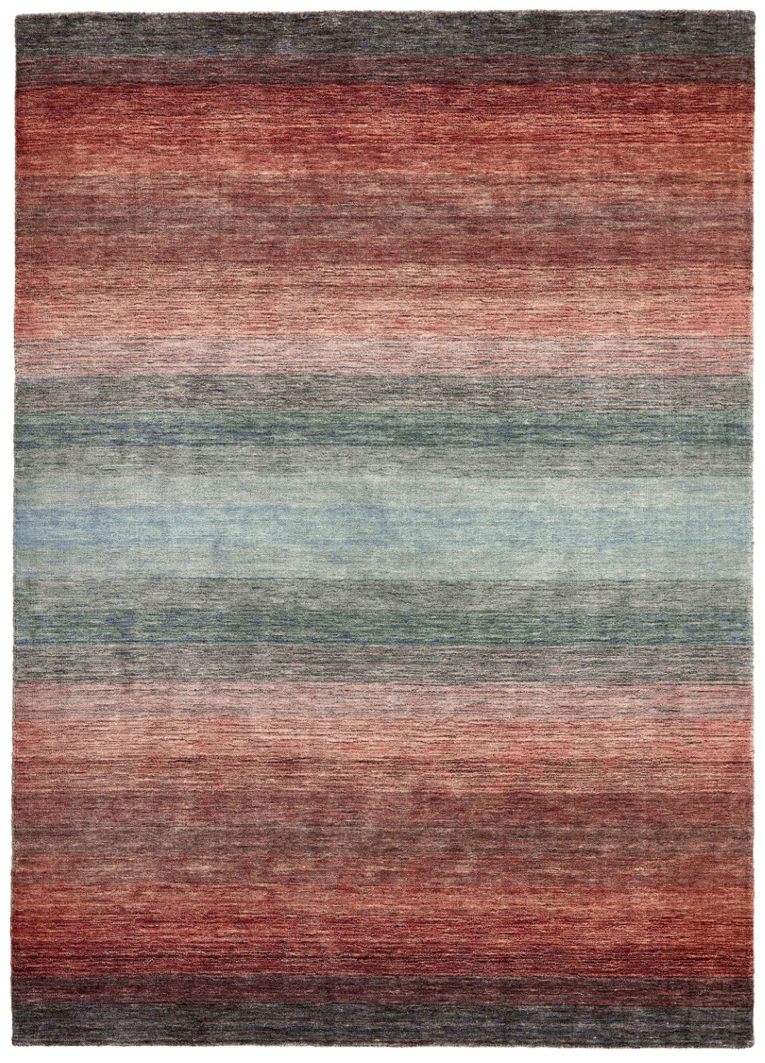 Panoramic Teppich Dark Brown Multi - FASMAS