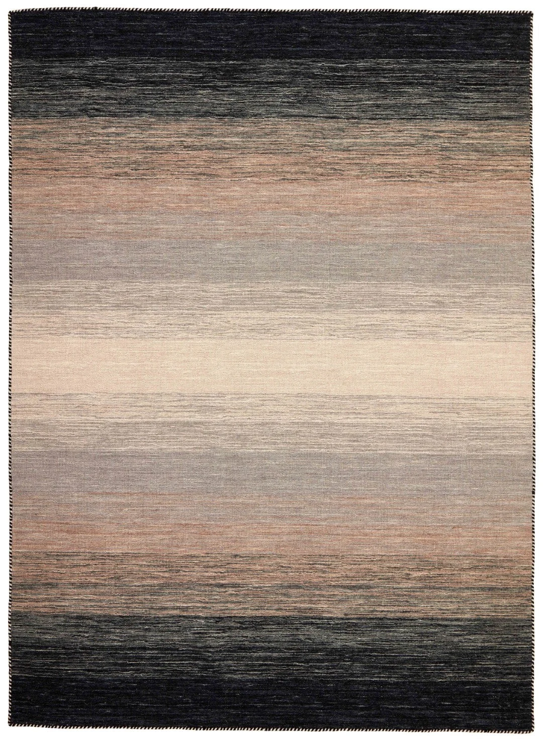 Panoramic Kilim Black Grey - FASMAS