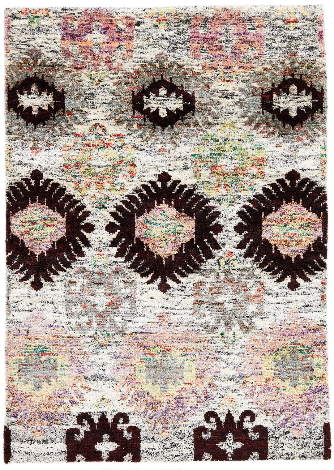 Silk Sari Teppich Multi Colour 210033 - FASMAS