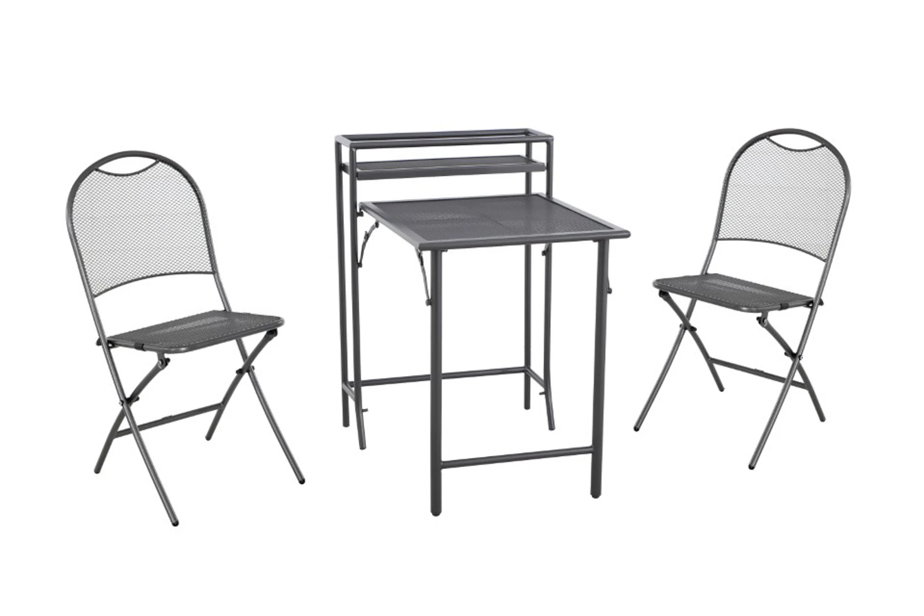 MWH Rodu Balkonmöbel-Set Stahl Iron Grey