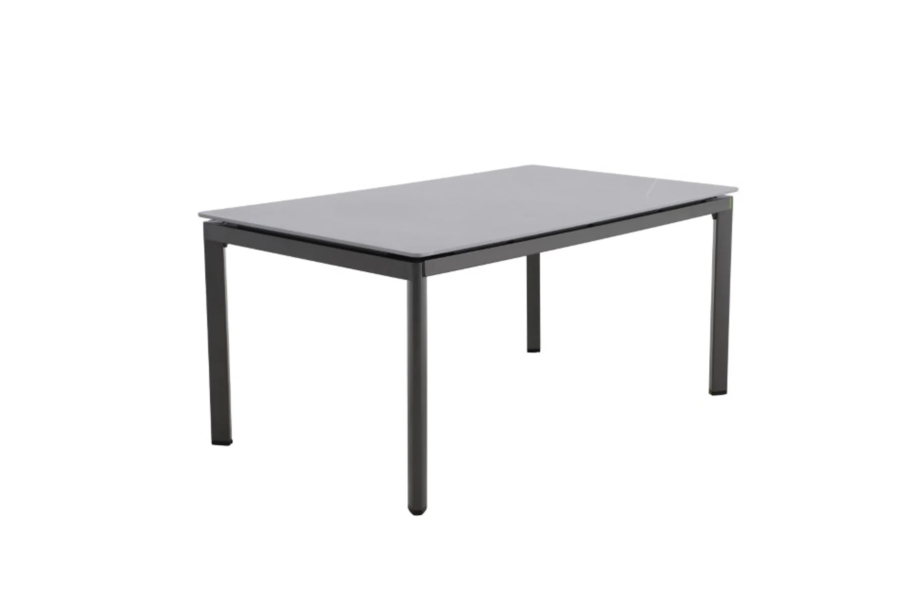 MWH Alutapo Fairstone Gartentisch Aluminium/Sinterstein 160x95 cm Iron Grey/Armani Grey