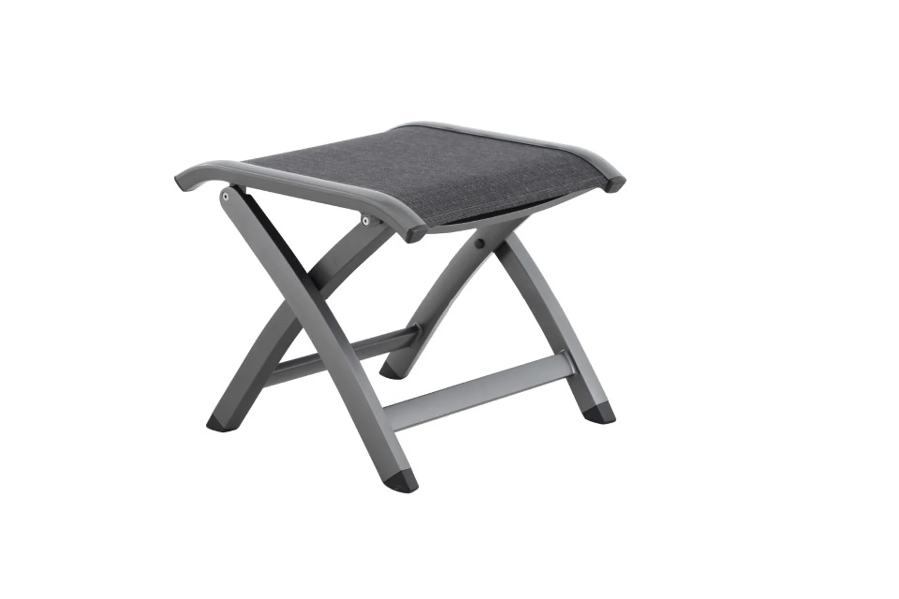 Royal Garden Kensington Plus Hocker Aluminium/Textilene Iron Grey/Anthrazit