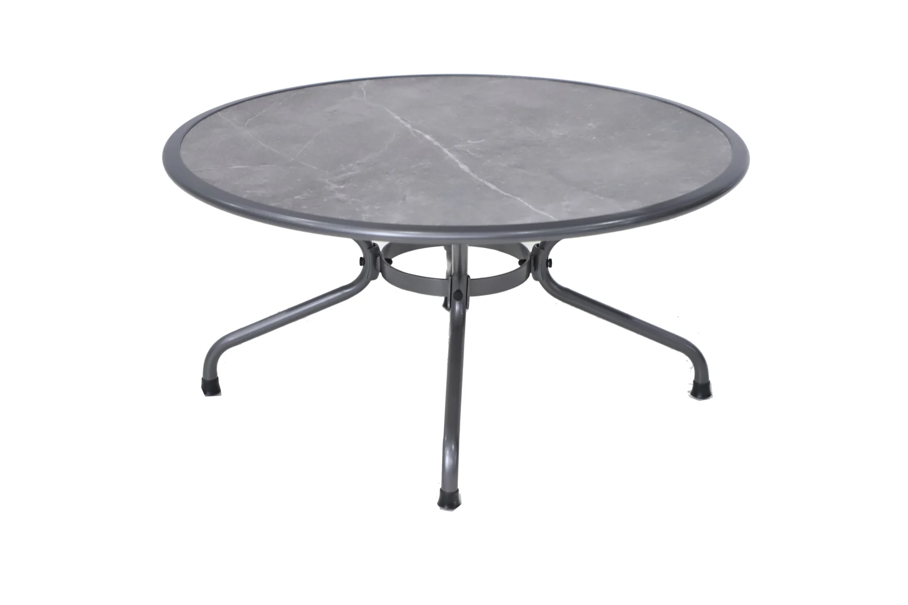 Royal Garden Verso Gartentisch Stahl/Fairstone Iron Grey Ø110x73,5 cm