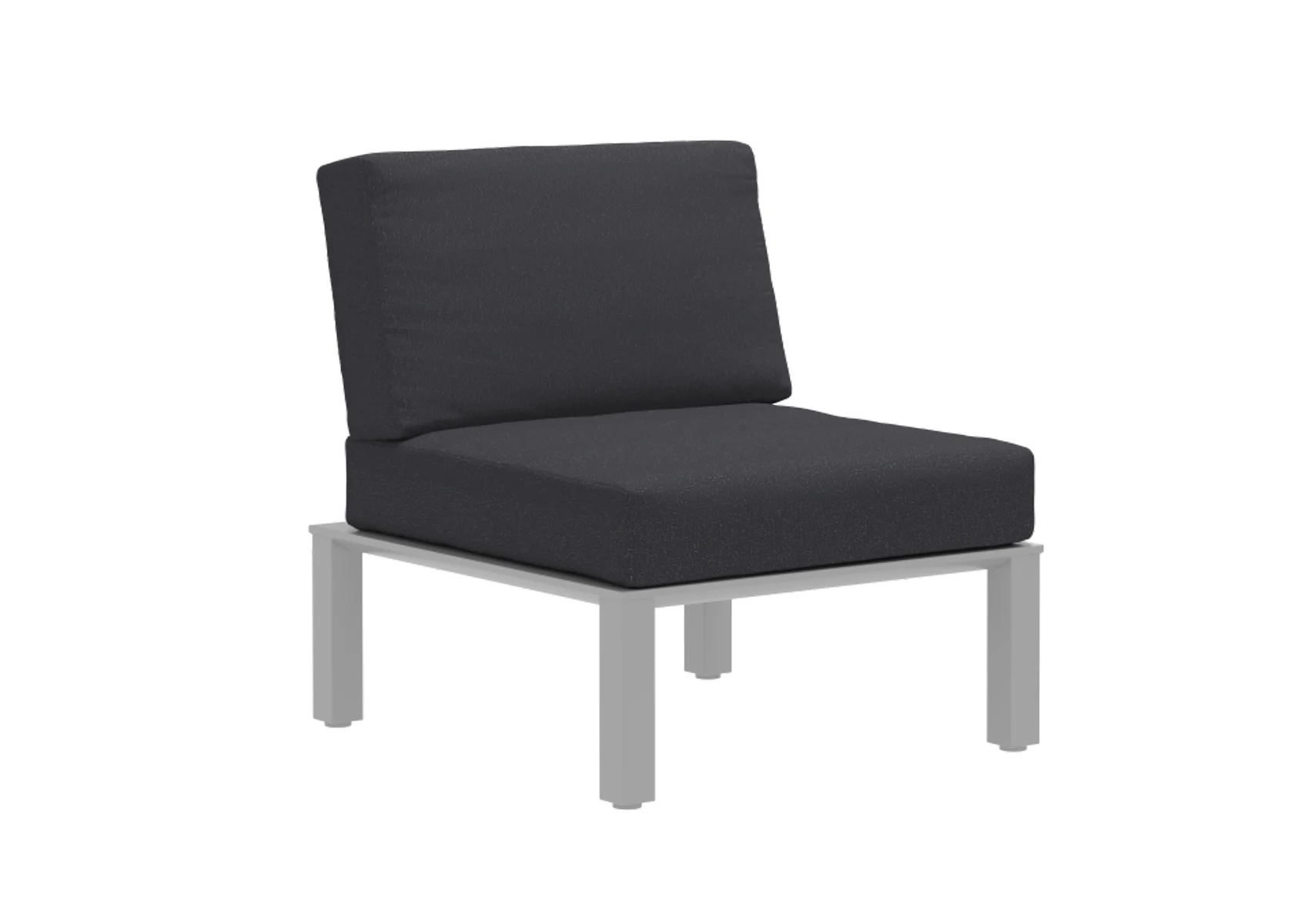 MWH Widoo 1-Sitzer Sofaelement Aluminium/Polyester