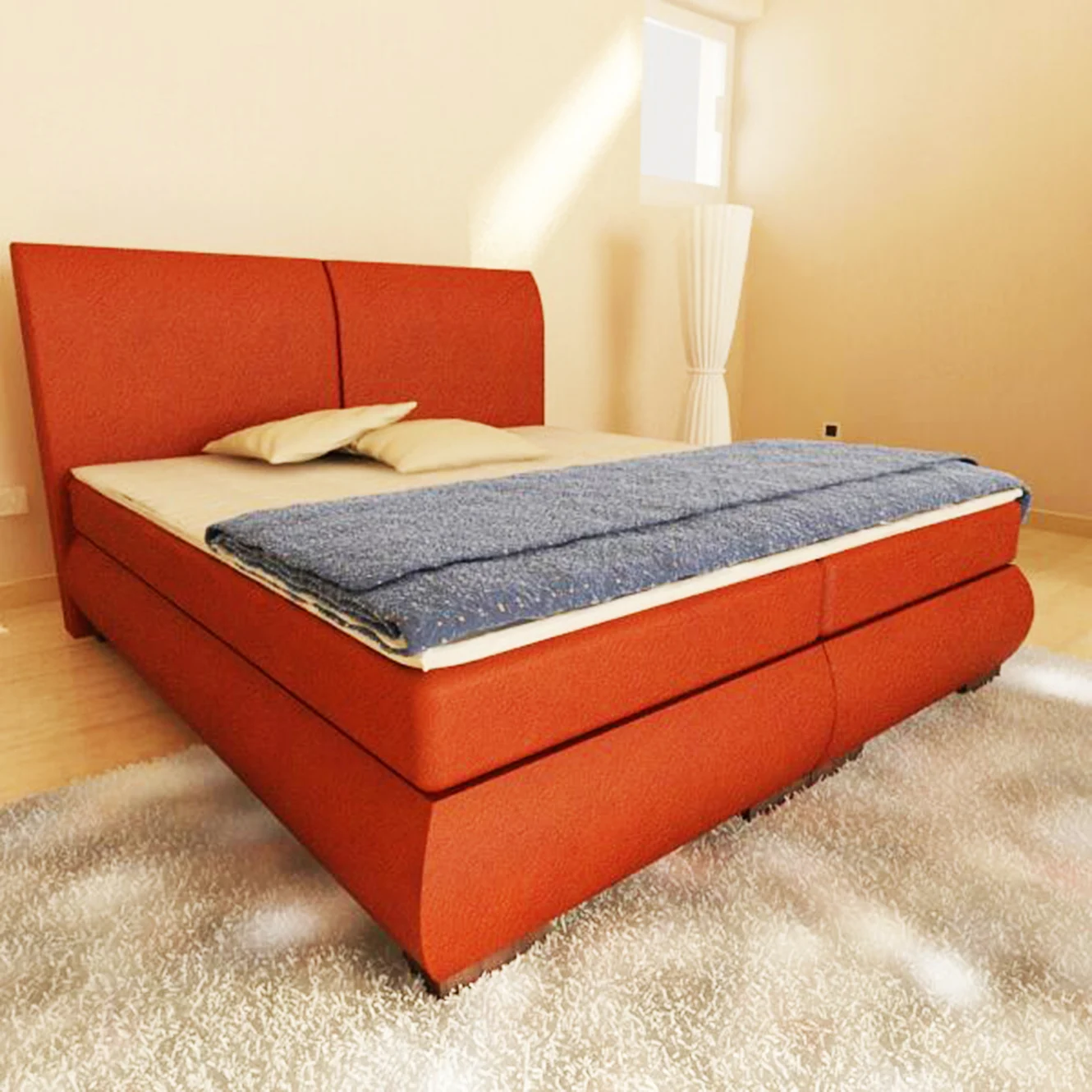Boxspringbett Schlafzimmerbett MATERA 90x200 cm - Fun Moebel