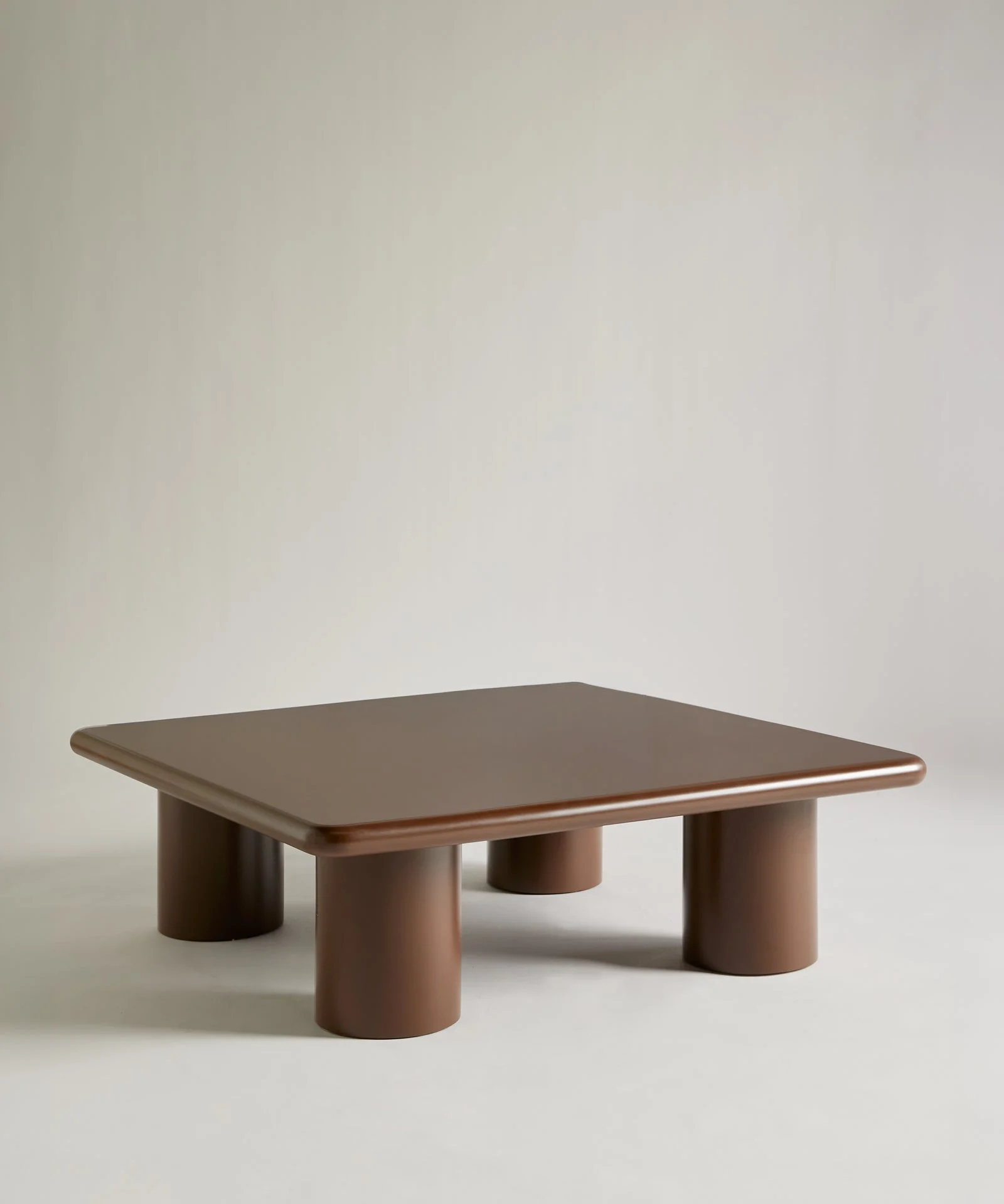 Mesa de Centro de Madera Lacada Dive (100x100 cm) - Northdeco
