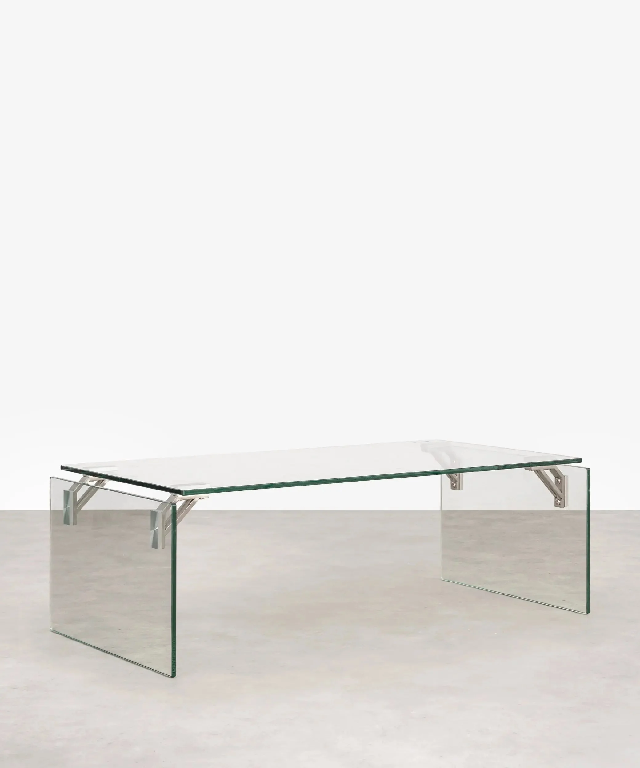 Rechteckiger Glas Couchtisch Suri (120 x 60 cm) - Northdeco