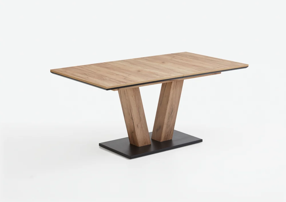 Niehoff Sitzmöbel Milton Ausziehtisch Terra/Schwarz