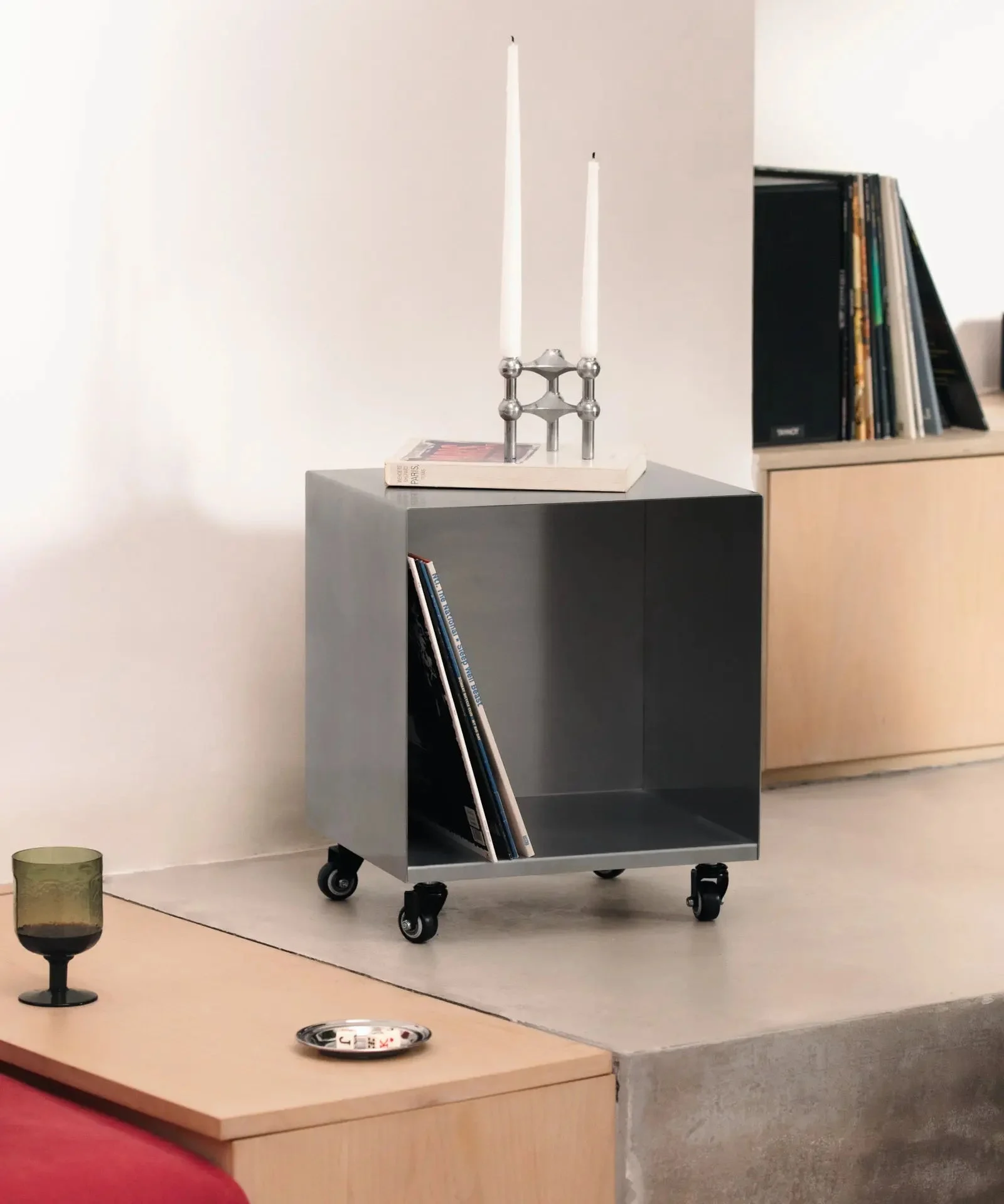 Metall-Beistelltisch Metv (42x37 cm)