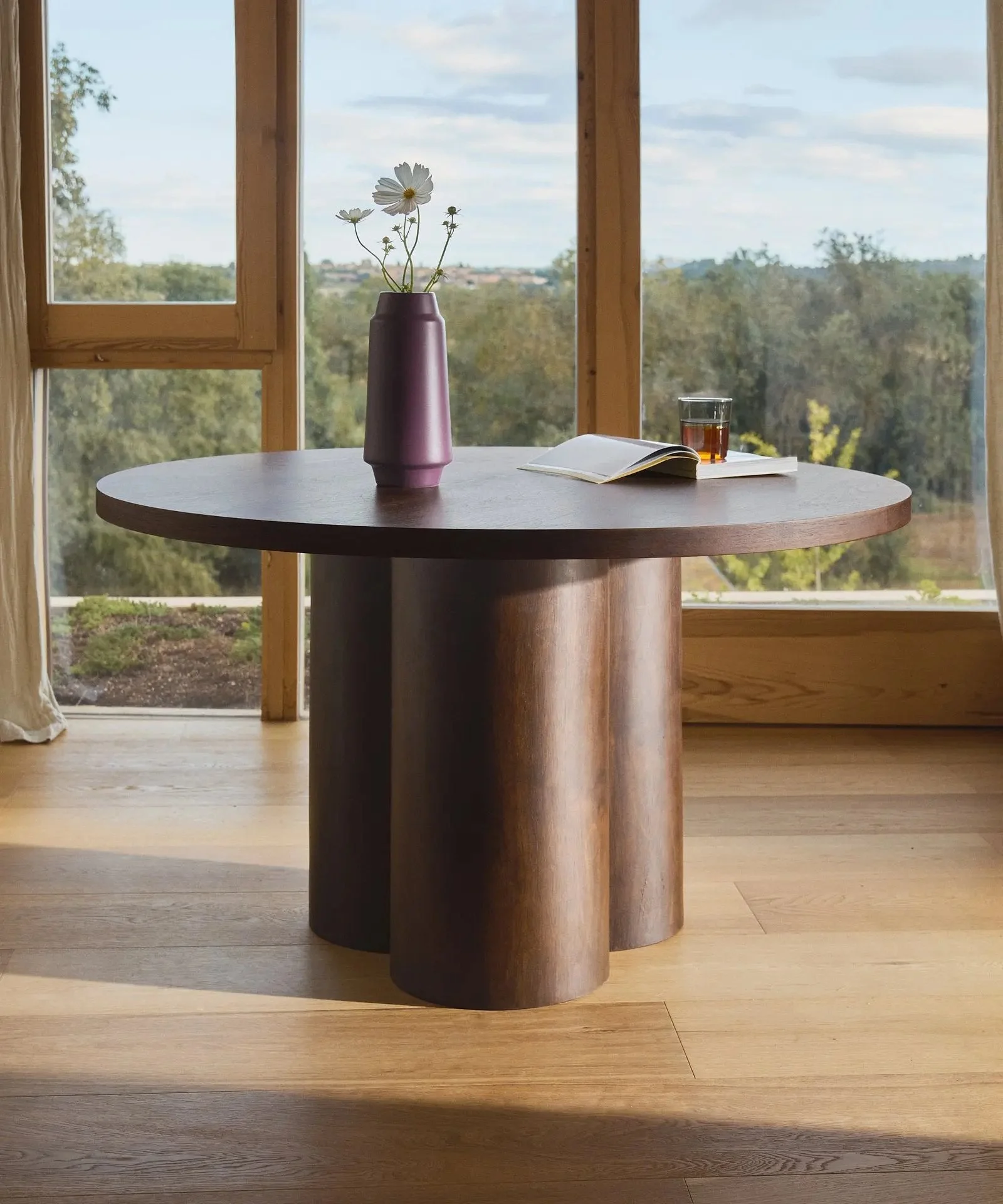Runder Esstisch aus Holz Irene (120 cm) - Northdeco