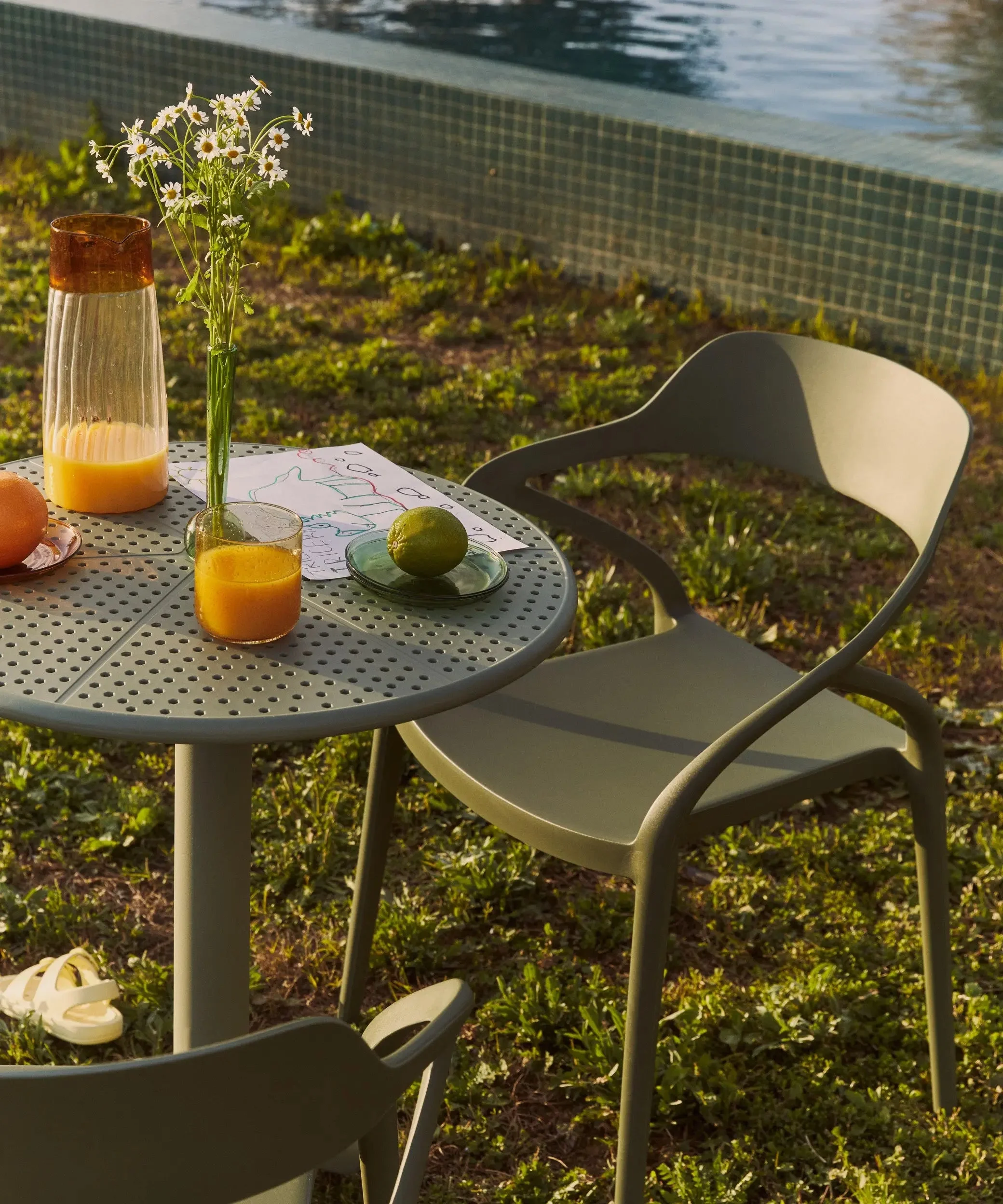 Runder Gartentisch Briza (60 cm) - Northdeco