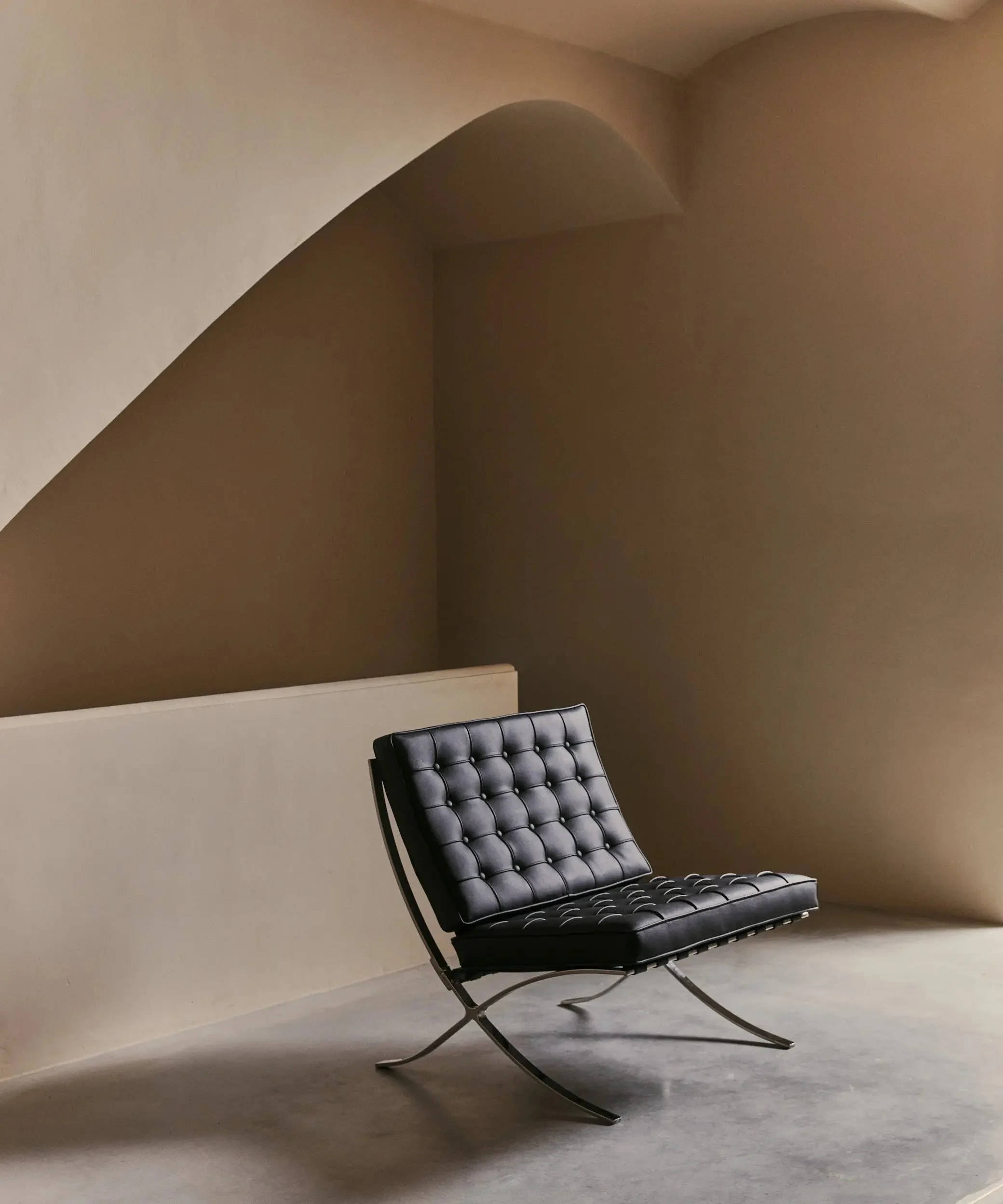 Gepolsterter Stahlstuhl aus Italienischem Leder Seline - NORTHDECO