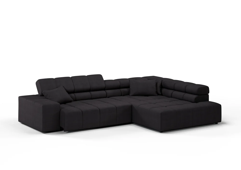 Candy Oregon Easy Care Ecksofa motorische Sitztiefenverstellung