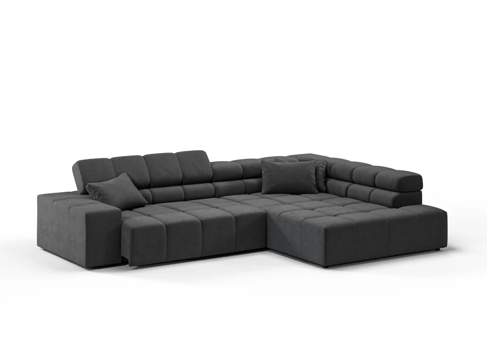 Candy Oregon Matrix Ecksofa motorische Sitztiefenverstellung
